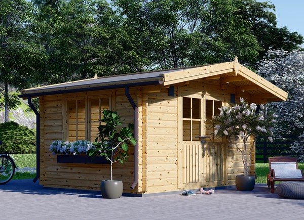 Záhradný domček 4x3m (kód:3D)