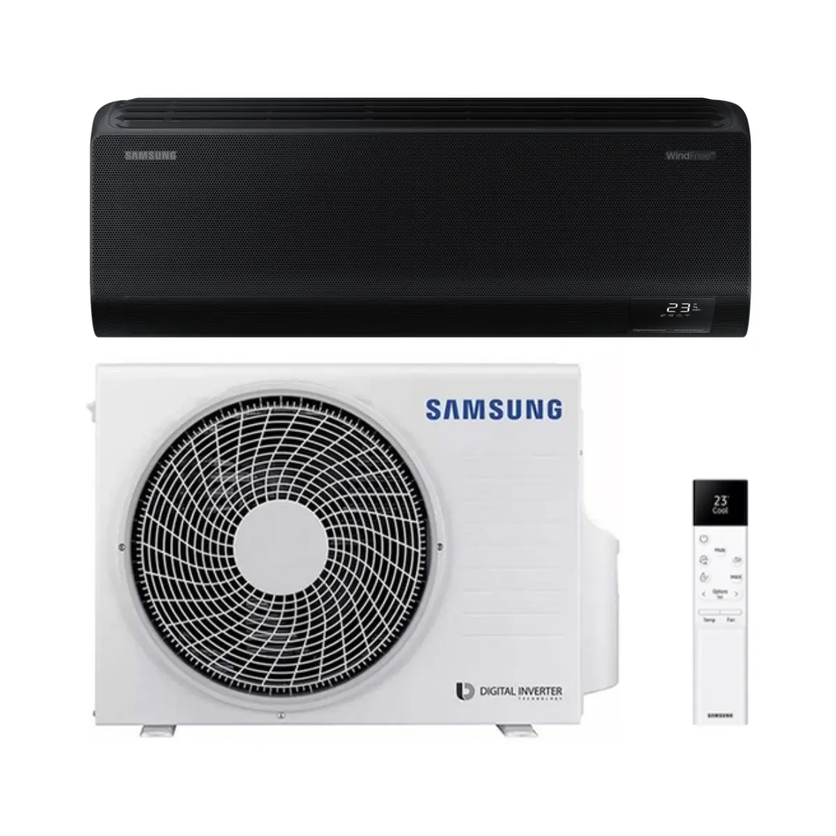 Klimatizácia Samsung Wind-Free Avant S2 black 3,5kW
