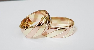 Svadobné obrúčky zo 14k zlata