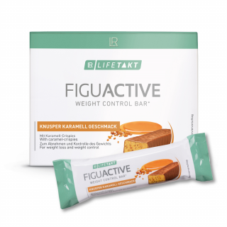 LR LIFETAKT Figu Active Tyčinka Chrumkavý karamel-Doplnok stravy | 6 x 60 g