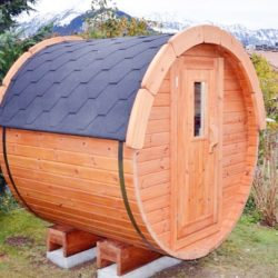 Drevená sauna 1,7m Ø 1,97 m (kód: 01SA)