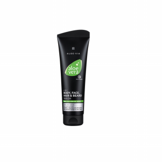 Aloe Vera 4v1 Šampón na telo, tvár, vlasy a fúzy- 250 ml